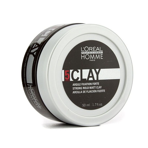 Глина для укладки волос сильной фиксации - Loreal Lp Homme Clay